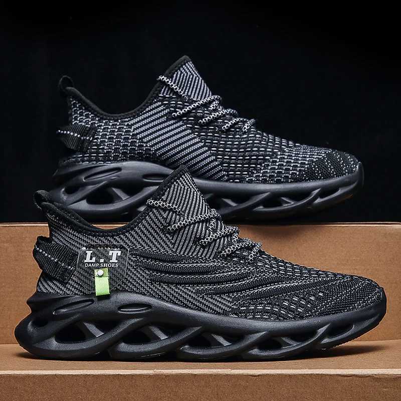 Mens blade sports shoes lightweight non slip sports shoes breathable suitable for running walking training tennis net outdoor shoesW250320