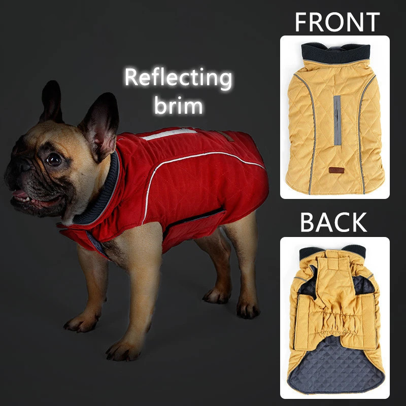 High quality dog clothing bedding coat pet warm jacket vest big retro comfortable thick 6 colors 250318