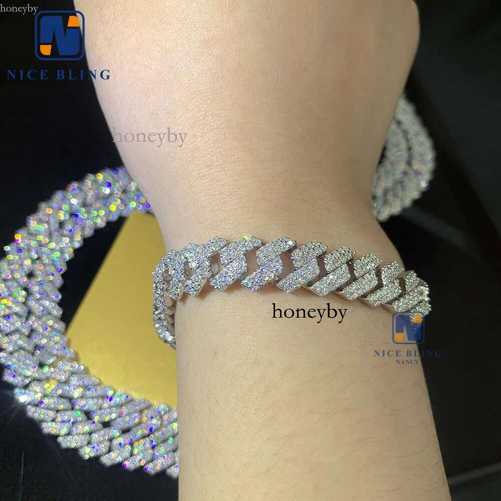 8mm 10mm hip hop necklace fashion style s vvs iced out jewelry moissanite dia cuban k chain