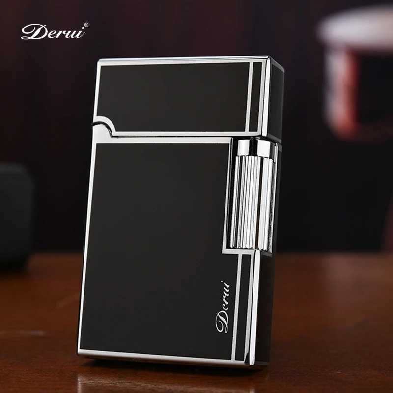 Top Grinding Wheel Flint Metal Cigar Lighter Gas Unusual Lighter Accessories Butane Mens Small Tool M250320