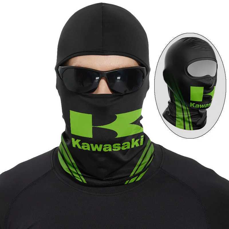 New Kawasaki Riding Windproof and Dustproof Face Mask Motorcyc Sunscreen and Warmth Face MaskXJ250320