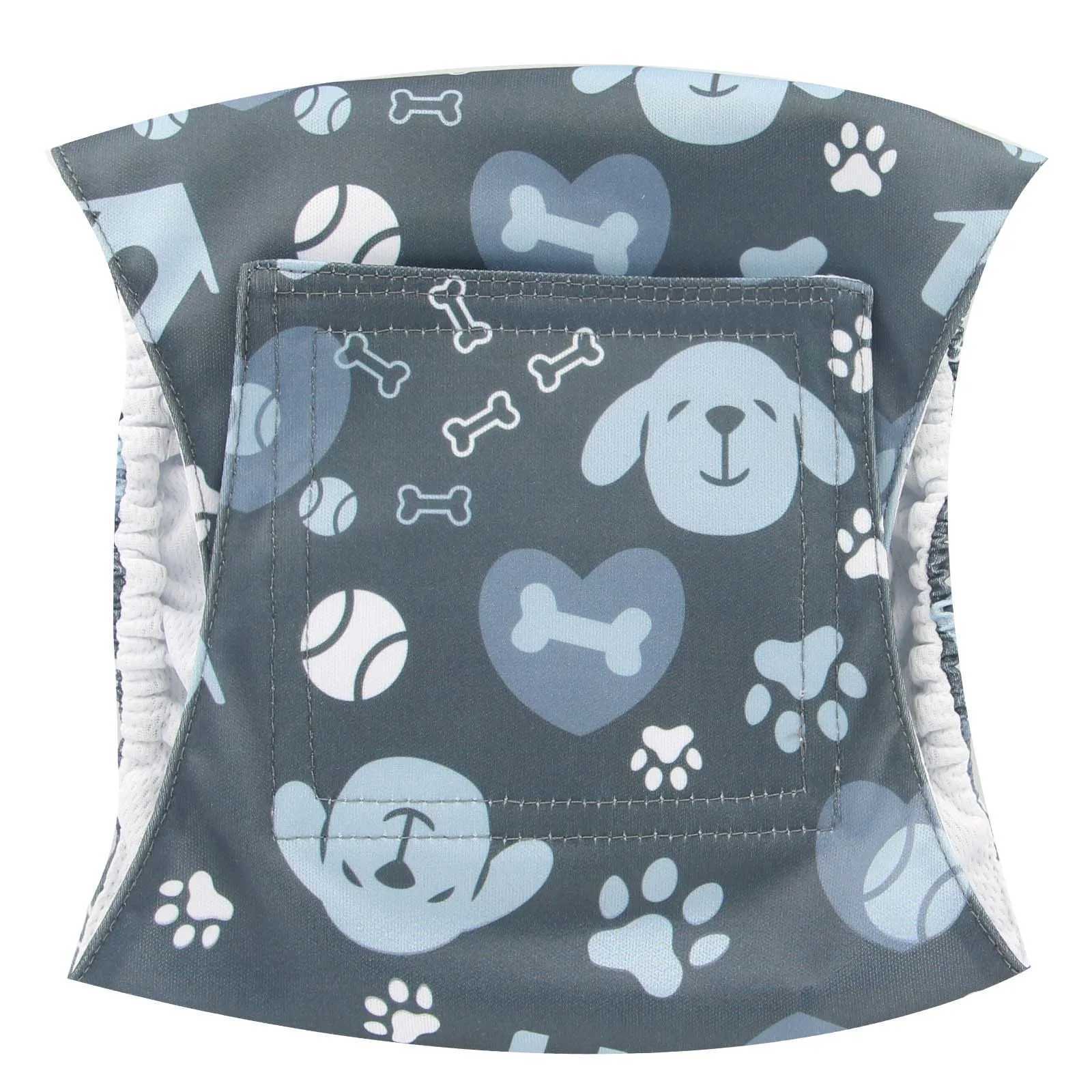 Ohbabyka Durable Washable Mens Dog Diaper Packaging Pet Boys Dog Cloth Sleepwear Reusable Pet Dog Underwear Y250320