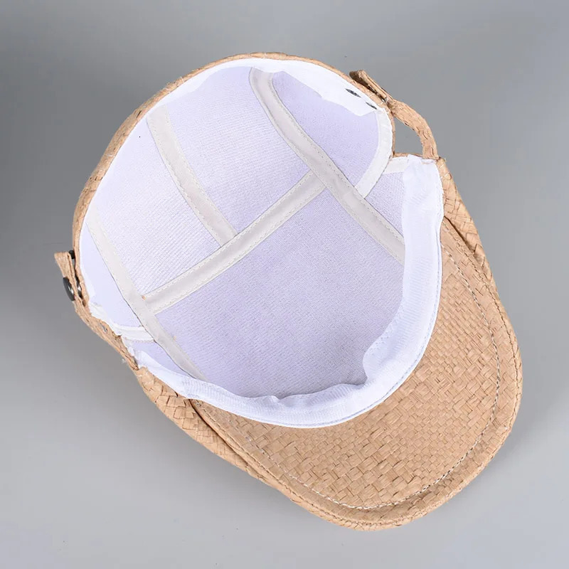 Summer Sun Hats sboy Caps Beret Men Women Fashion 2025 Outdoor Beach Straw Hat Male boina Peaky Blinders Mens Flat Caps 250320