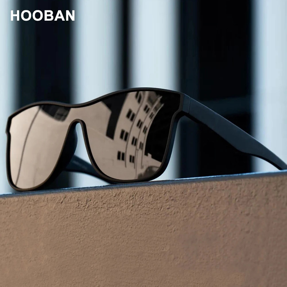 Square Polarized Sunglasses Men Women Fashion Square Male Sun Glasses Stylish One-piece Lens Driving Vacation Shades UV400 250320