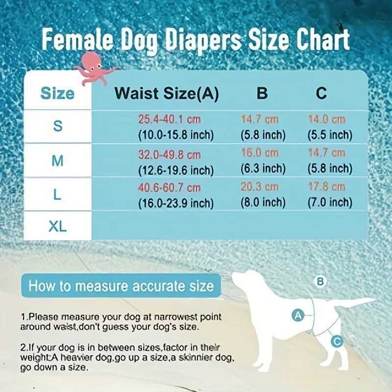 3pc dog diaper reusable womens diaper washable packaged diaper clothing cosplay puppy diaper Y250320