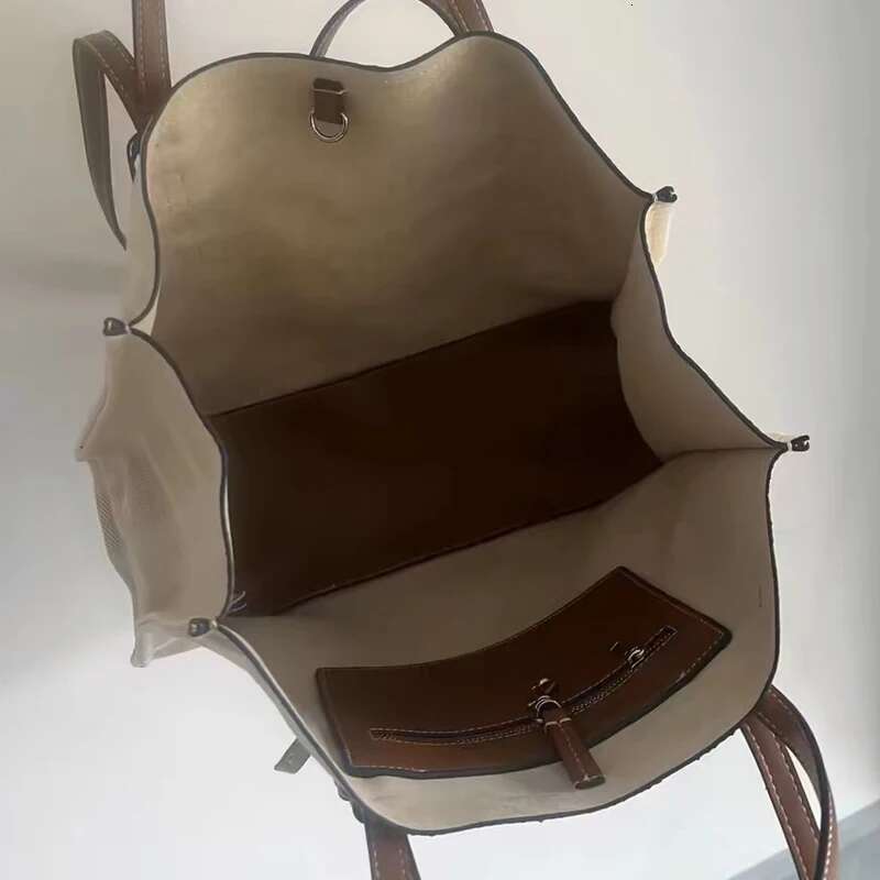 Stripe Printing Tote Bags For Women Designer Handbags Purses 2024 New In Casual Canvas Large Capacity Commuting Shoulder