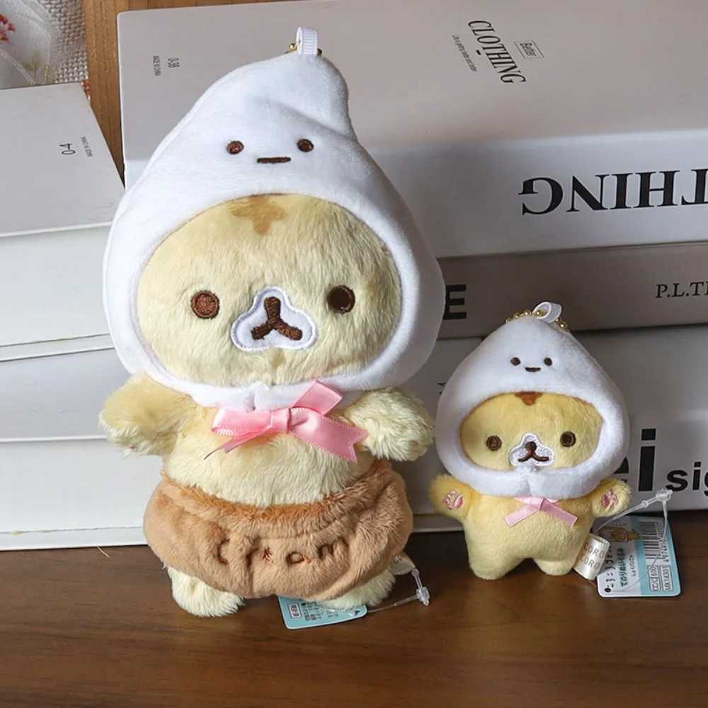 Kawaii Cute Plush Toy Keychain Soft Portable Cartoon Plush Pendant Multi purpose Bread Cat Keychain BagXJ250319