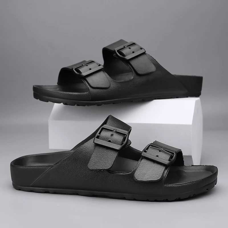 Trendy Mens Slip - a comfortable flat shoe cover with a casual buckle for couples Y250320