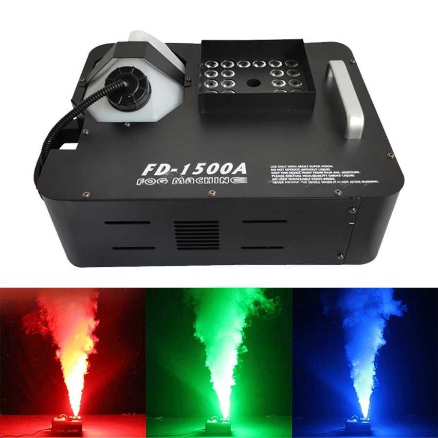 1500W atomizer DMX RGB 24LED stage light effect vertical spray remote control atomizer Z250320