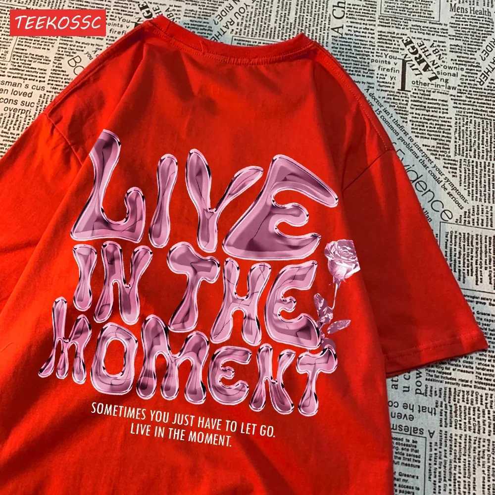 Fashionable womens T-shirt on-site letter printing T-shirt breathable O-neck summer street womens clothingT250320