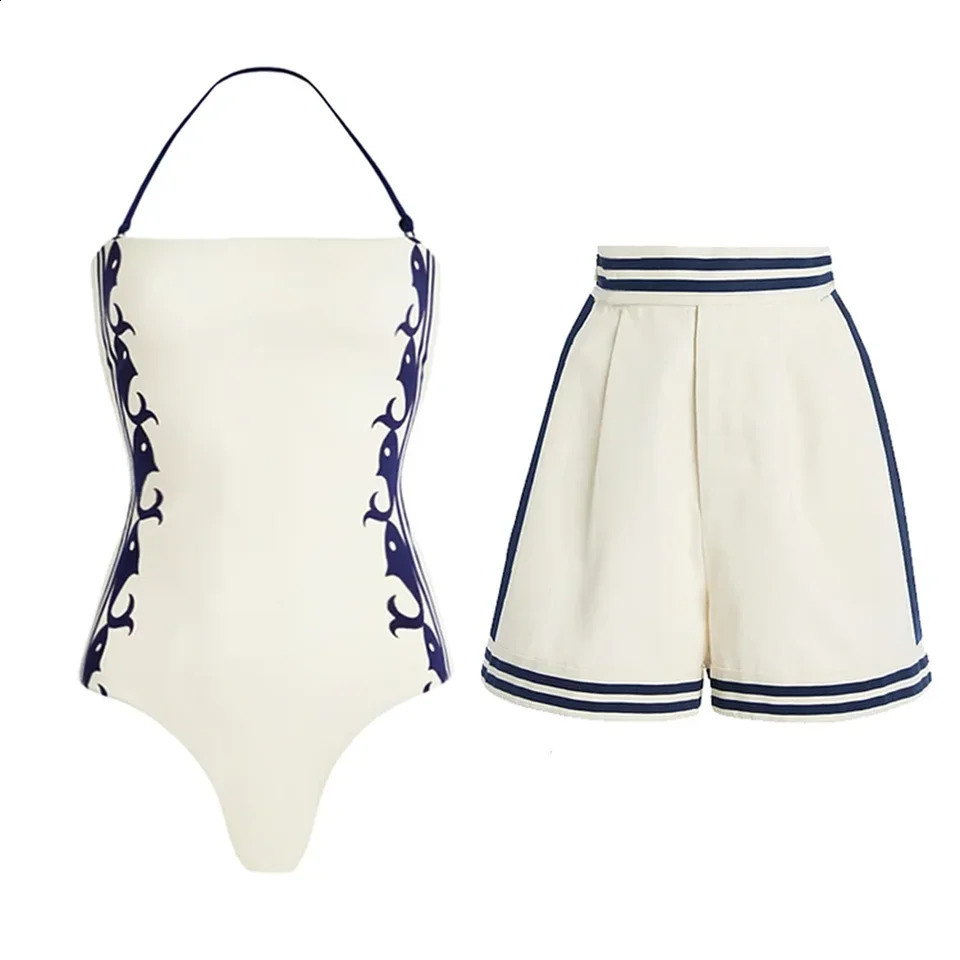 2025 highquality onepiece swimsuit with floral ruffle print push up for womens bikini 250312