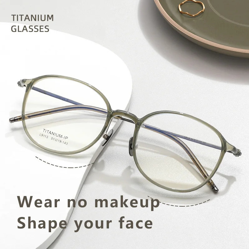 Ultra light TR90 Myopia retro round optical prescription glasses frame for men and women 250228