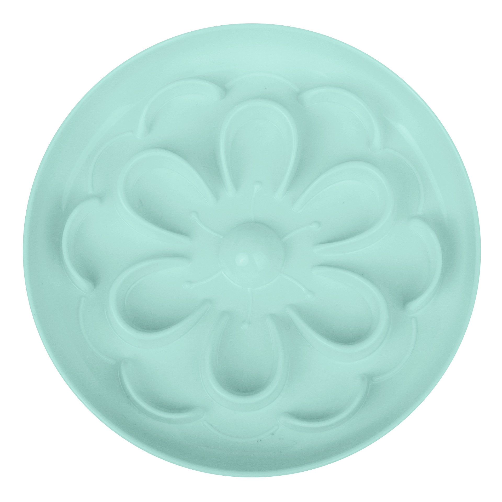 Slow Feeder Pet Bowl Flower Style Cat Dog Food Bowl With Anti Slip Bottom Round Anti-choking Cat Eating Dish Home Pet Supplies