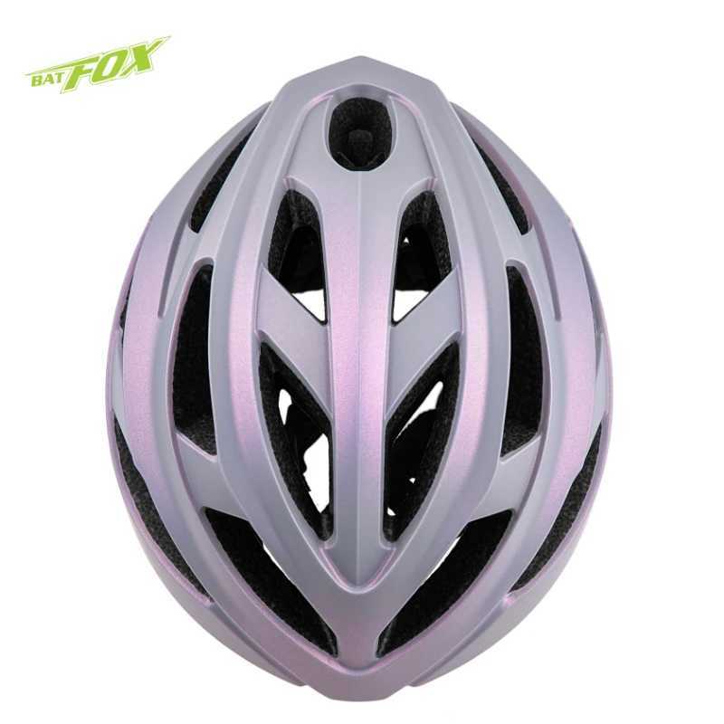 New Arrival BATFOX Road Bike Helmet Lightweight Breathable Adjustable One Piece Comfortable Lining Mens Bike Safety Helmet Bike Helmet Z250320