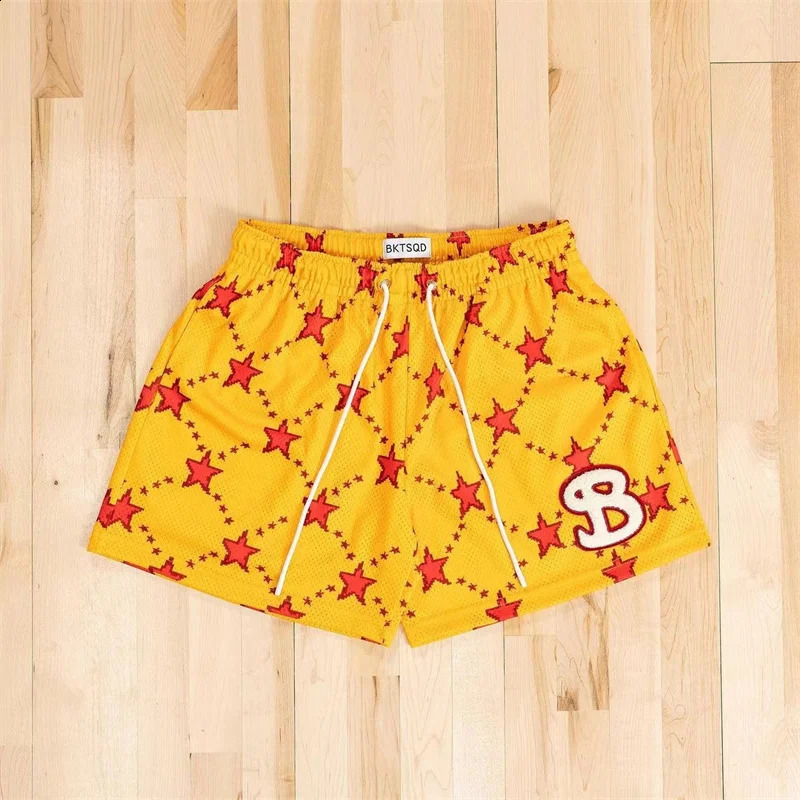 2025 BKTSQD Summer Mens Casual Sports Shorts Fitness Basketball Fast Drying Slow Running Mesh 250319