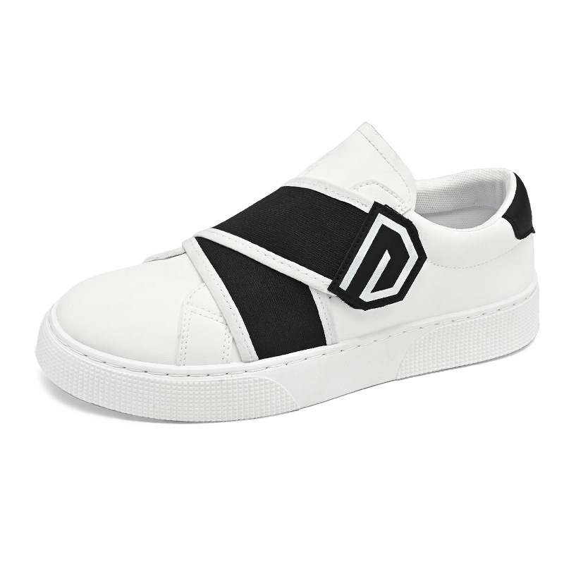Men's shoes Breathable work non-slip lazy man slip-on small white board shoes men's sports platform low-top casual shoes 2025s hot