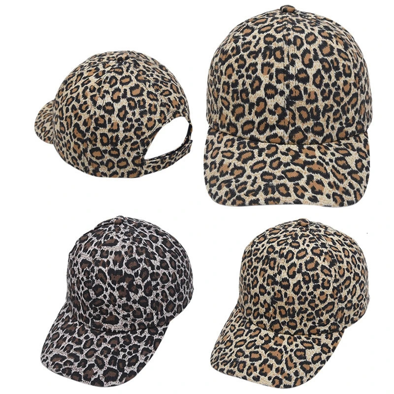 Leopard Zebra Pattern Adjustable Sun Protection Dad Hat Spring Autumn Personality Women Baseball Cap Peaked Cap 250320