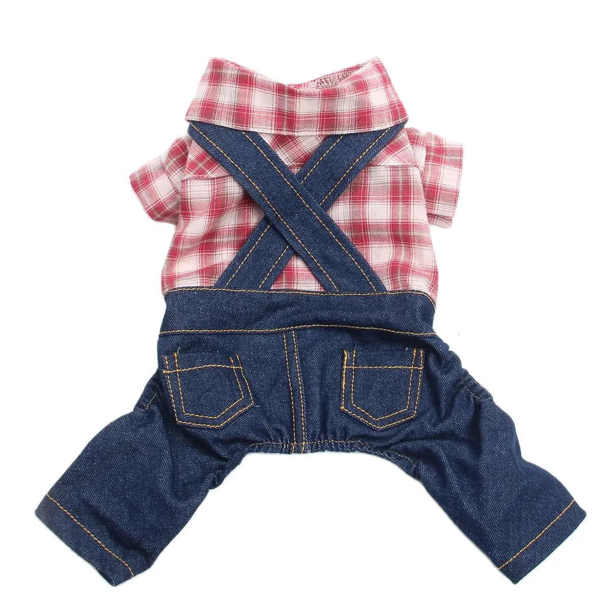 Boy dog cat jumpsuit solid color n pet shirt springsummer clothing 250318