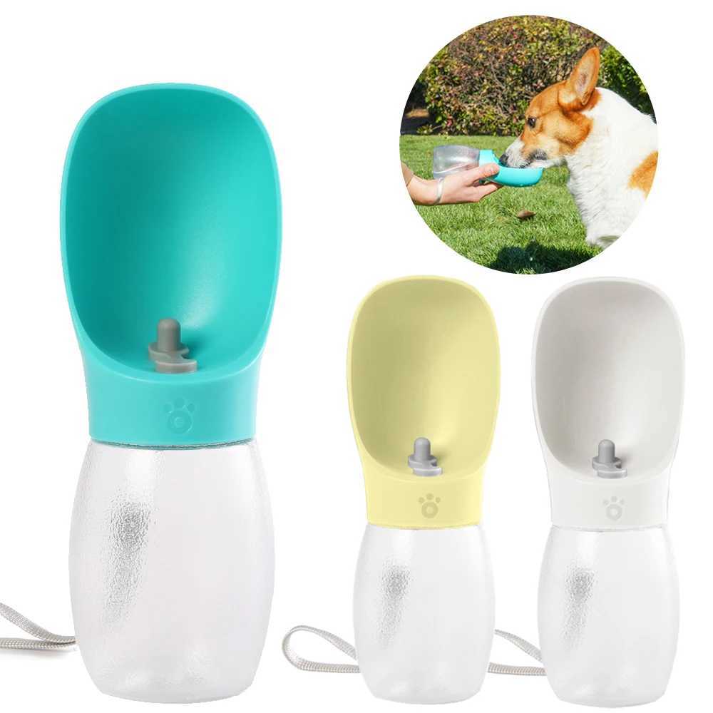 Dog water dispenser for small large dogs cats walking leak proof and Chihuahuahabat drinking bowls Y250319