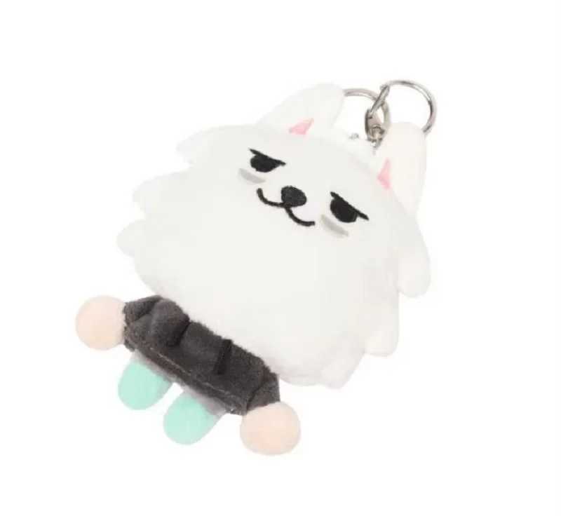 Kpop Dolls Cute Soobin Beomgyu PPULBATU Same Plush Keyrings Tutu Bar Two-Bar Doll Keychain Rings Plush Bag PendantXJ250319