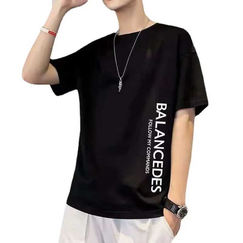 Mens Half Sleeve T-Shirt 2021 Summer Solid Color Base Layer Top Wardrobe Essential Comfortable Breathable Printing Short SleeveT250319
