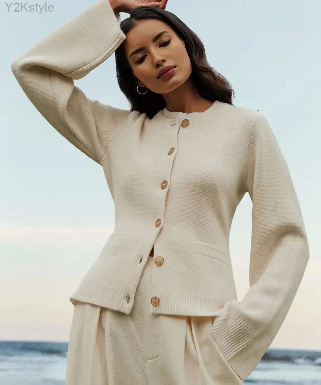 Ultra-Soft Button Open-Front Cardigan Long Sleeve Regular Stretchy Fabric Classic Shape Casual Chic Cozy Year-Round Essential