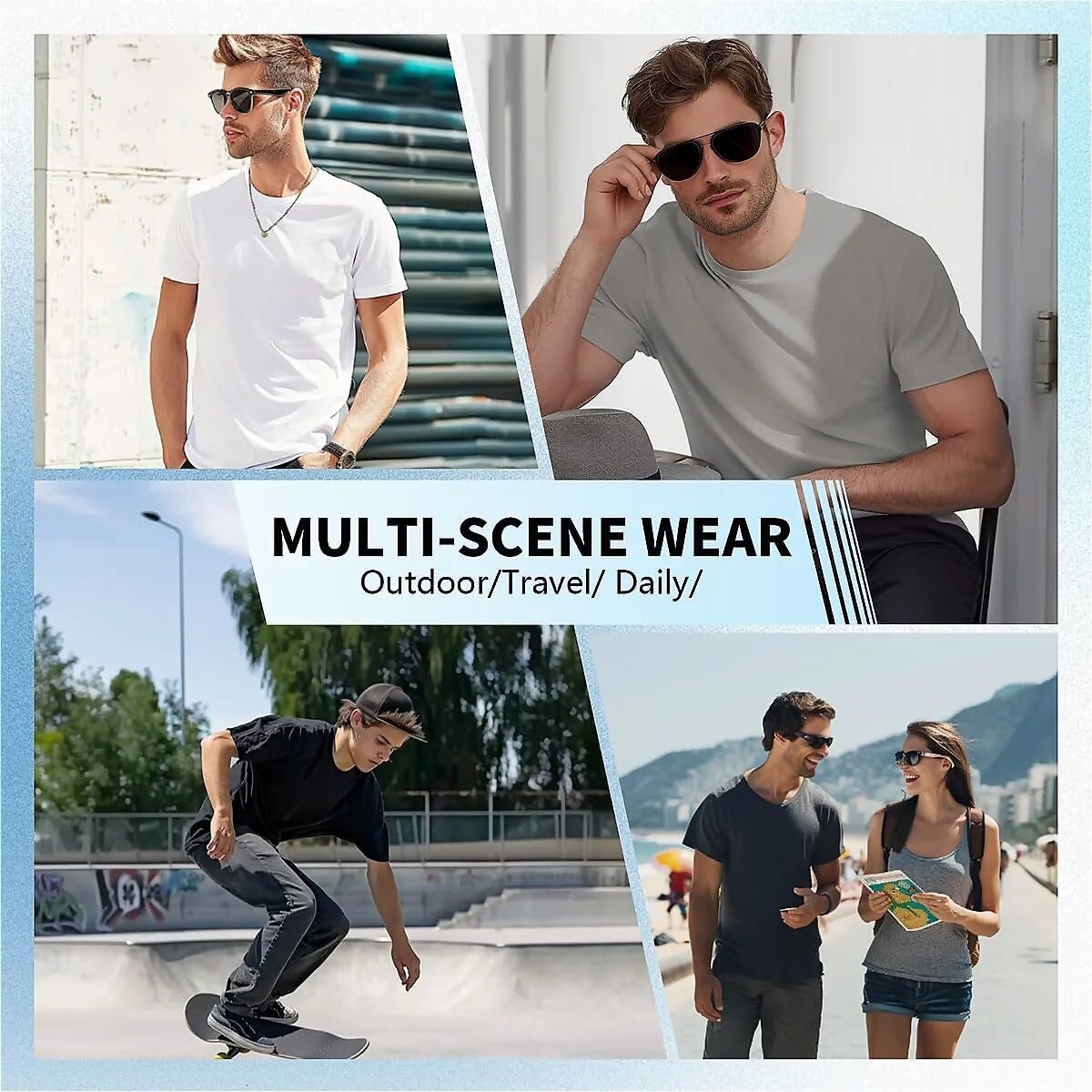 T shirt for Mens Mens Novelty T-Shirts Graphic 2D Print Summer Short Sleeve Colorful Clouds Space Shirts Tshirt Graphic Tee Casual Tops Clothes Short 