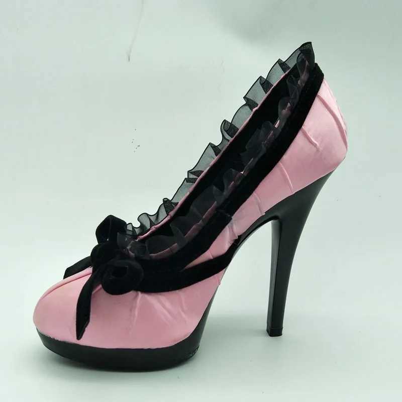 LAIJIANJINXIA New 13CM/5inches PU Upper Fashion Sexy Exotic High Heel Platform Party Women Pumps Pole Dance Shoes D127C250319