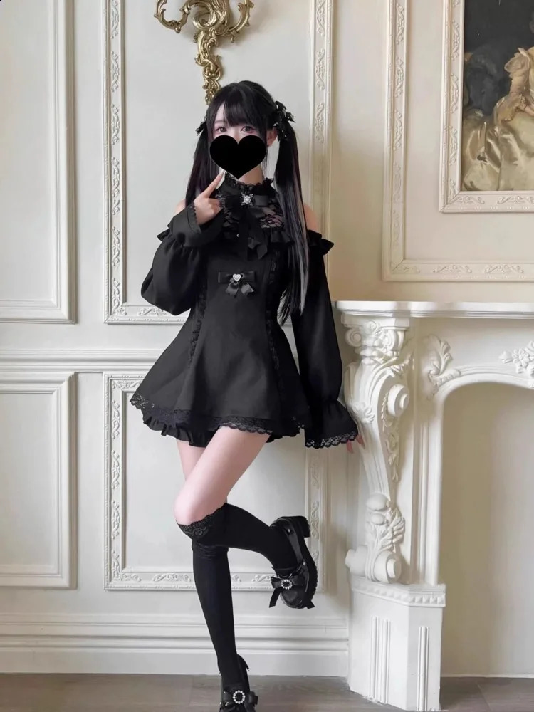 Bow applique slim fit long sleeved womens clothinghigh waisted pleated shorts early autumn two-piece set 250318