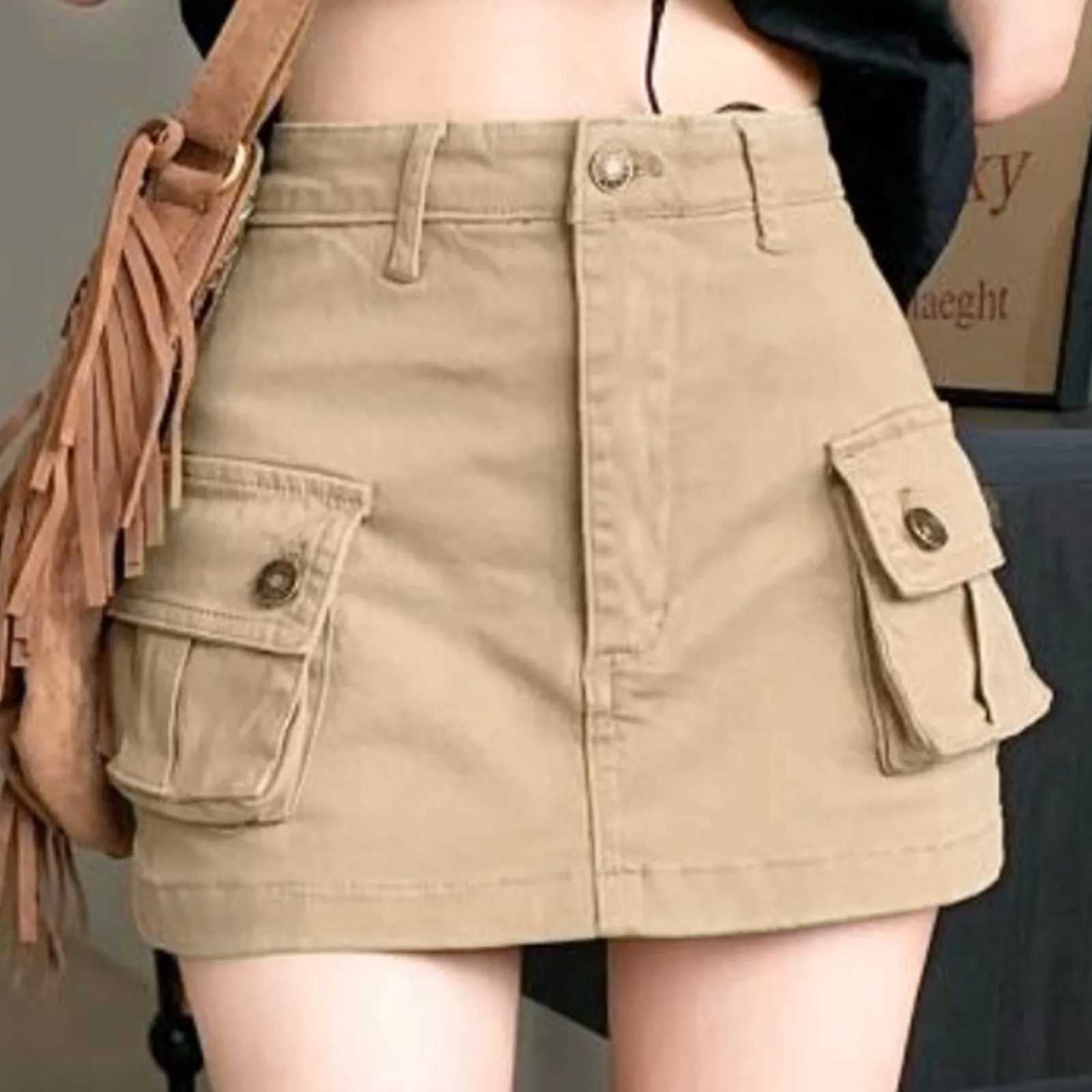 Jean Skirt Womens Ski Denim Tool Skirt Display Thin Half Skirt High Waist Short Skiing Long Formal SkiingXJ250320