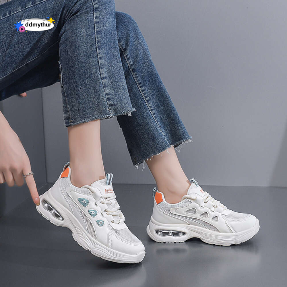 CRLAYDK Women Chunky Sneakers Air Cushion Sports Platform Mesh Dad Walking Shoes Breathable Casual Fashion Running Tennis ddmythur