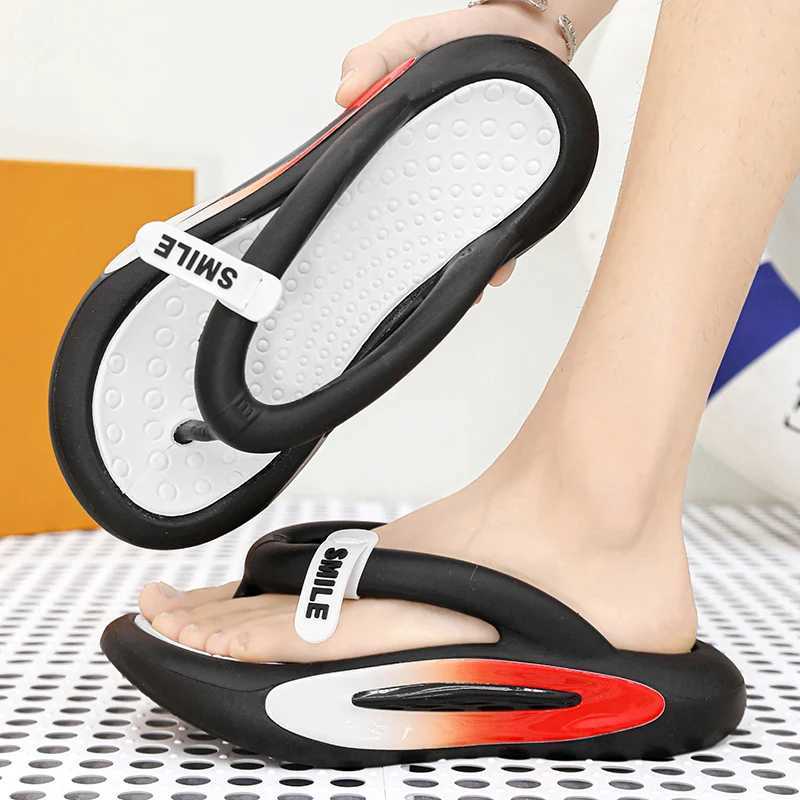 High quality mens bra flip cover outdoor indoor slippers soft soled mens beach sandals N-Slip Bathro mens flip cover Y250320
