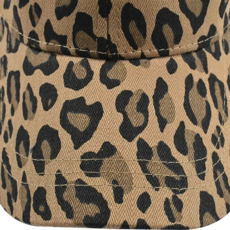 Unisex Dome Woman Summer Hat Leopard Print Baseball Cap Man Fisherman Hat Outdoor Shade Fashion Peaked Cap Summer Cap Ladies 250320
