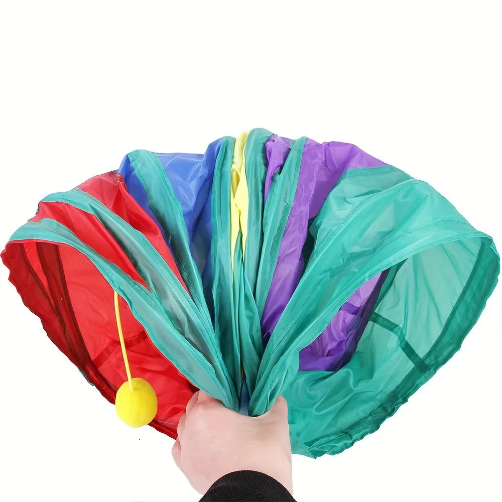 Cat Tunnel Foldable Pet Supplies S T Y Pass Play Toys Breathable Drill Barrel for Indoor Loud Paper 250320