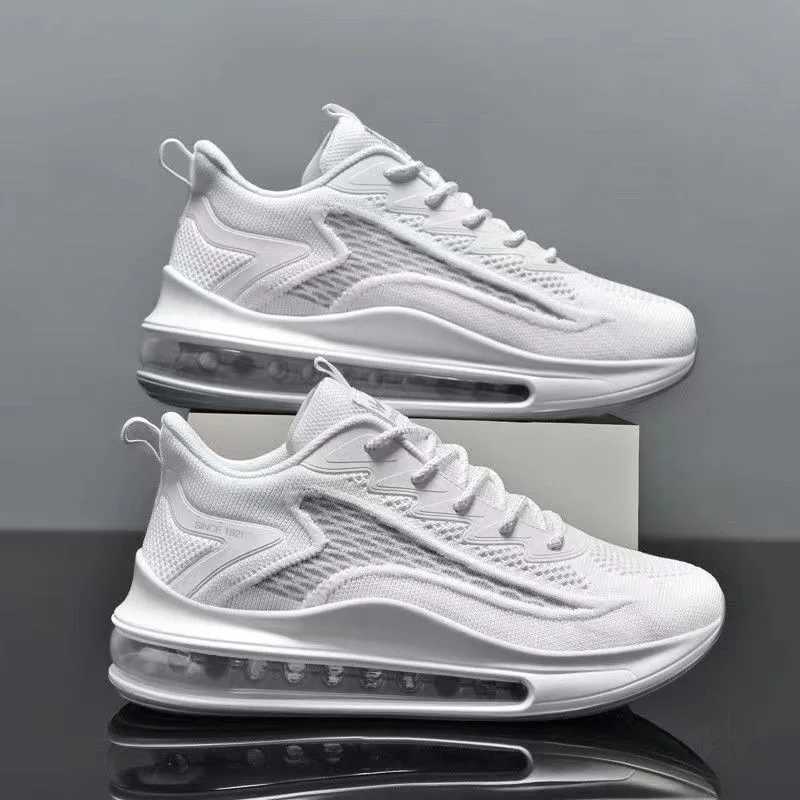 Mens running shoes mesh breathable fashionable outdoor sports walking shoes flat casual tennis shoesW250320