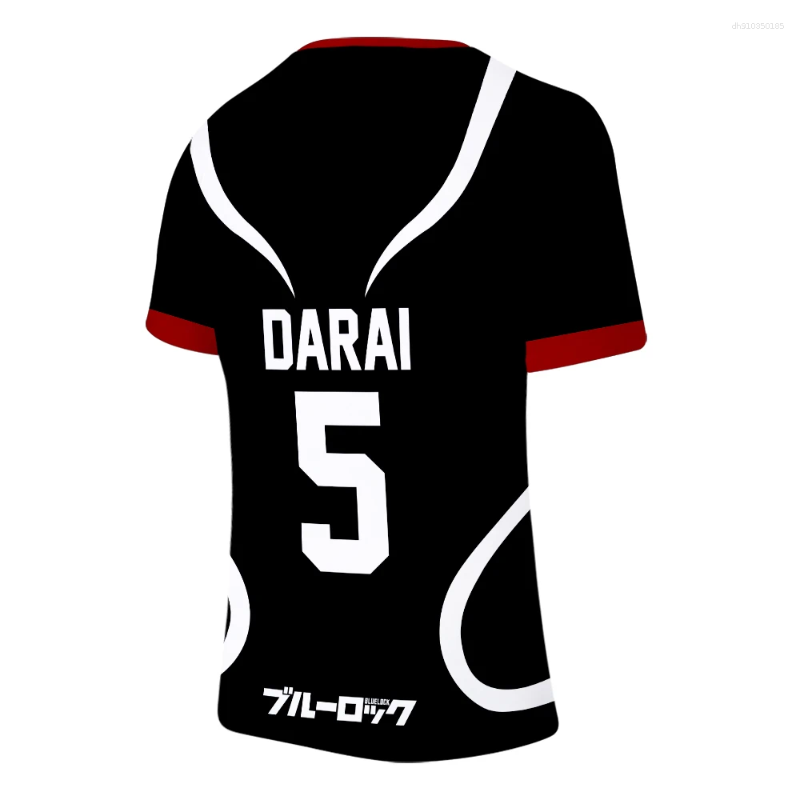 Men's T Shirts Blue Lock Anime Tshirt Short Sleeve Shirt Unisex Streetwear Fashion Trendy Tee Top Mens