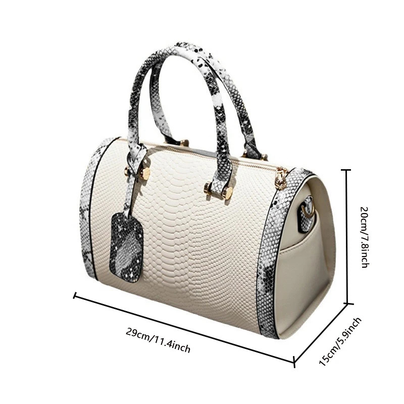 Fashionable and atmospheric womens shoulder bag elegant temperature large capacity shopping handbag. 250318