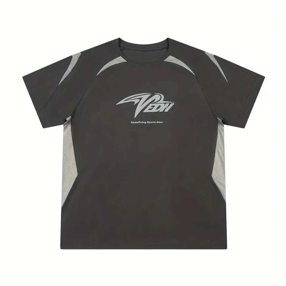Mens Loose Casual Wear Letters Graphic Print T-shirt Womens Active Short Sleeve Crew Neck Tops Kids Unisex Clothing Outdoor TeesT250319