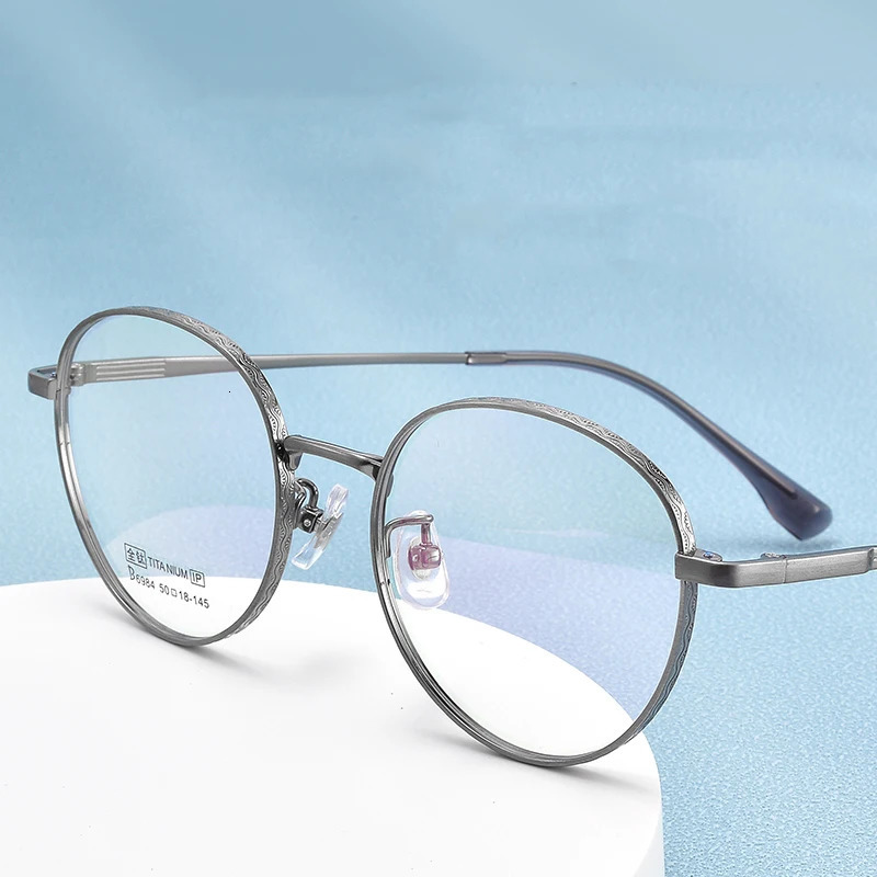 BCLEAR Vintage Round Glasses Frame Retro Men Female Eyeglass Frames Pure Eyewear er High Quality Spectacles 250228
