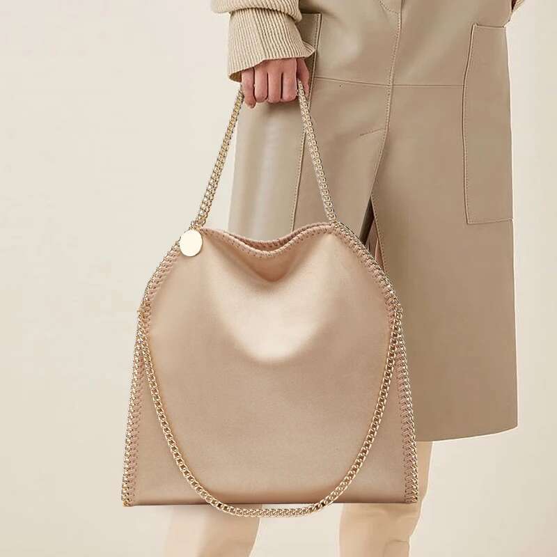 Fashion Brands Chain Environmental Microfiber Handbag Women's New Multi-Functional Large Capacity Shoulder Bag