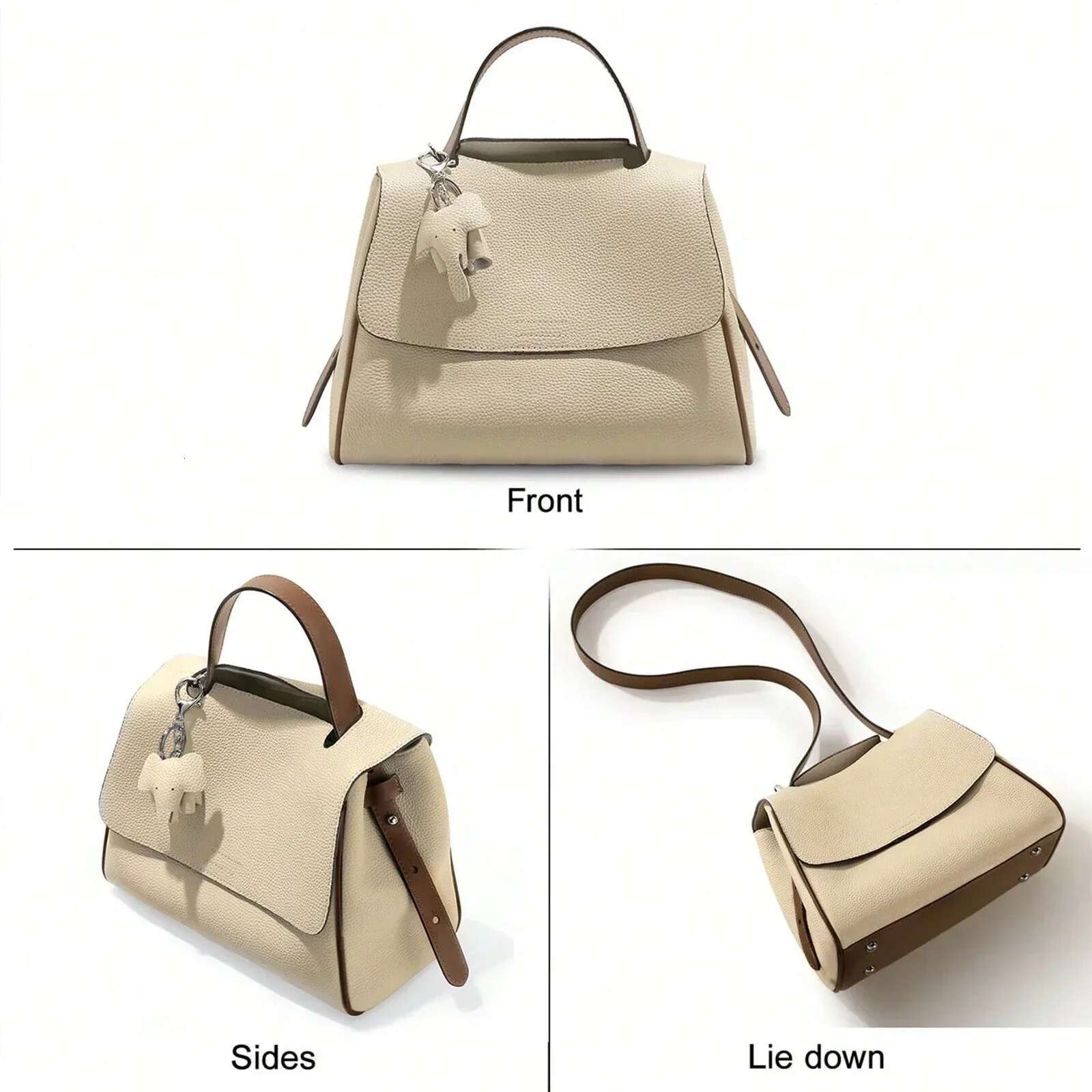 ITAMOOD Genuine Leather Women Fashion Versatile Tote Crossbody Shoulder Handbag Satchel Purse Female Bag Valentine's Daygift