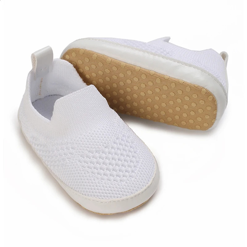 Baby Shoes For Boys And Girls For The First Time Walking Breathable And NonSlip Learning Bike Barefoot Mesh Sports Shoes 250319