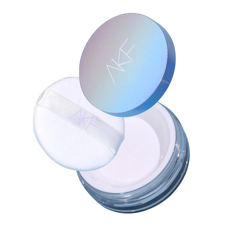 AKF Loose Powder Matte Oil Control Finish Face Setting Powder Waterproof Long-lasting Soft Light Face Concealer Cosmetic 250319