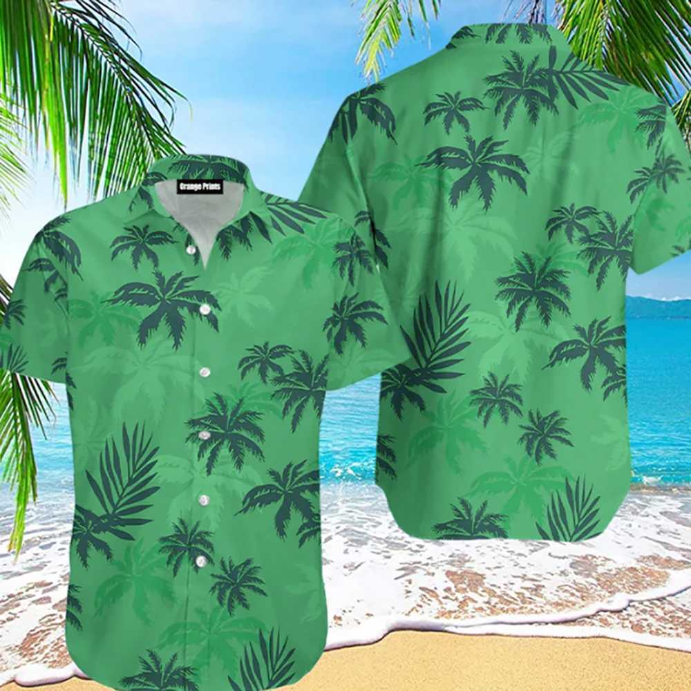 2025 Summer Animal Crane Men Hawaiian Shirt 3d Plant Shirt For Men Flower Print Plus Size Hawaiian Shirts Beach Flower Shirt 5xl M250320