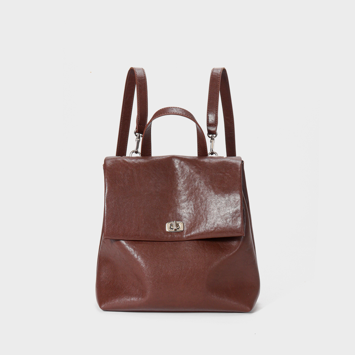 Made Of Genuine Leather Bag New Women S High End Sense Large Capacity Fashionable And Versatile Backpack College Style Backpack Shoulder Bags
