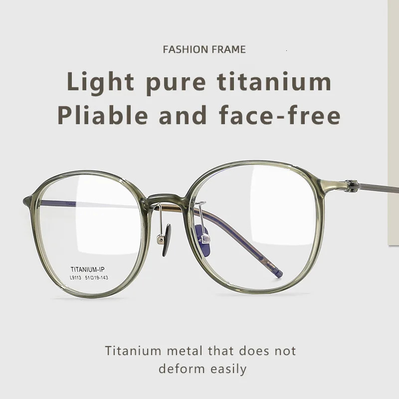 Ultra light TR90 Myopia retro round optical prescription glasses frame for men and women 250228