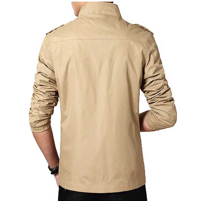 Mens Tactics Autumn Self-Defense Stab Chop Resistant Jacket Casual Flexible Lightweight Safe Fbi Policy Swat Clothing W250320