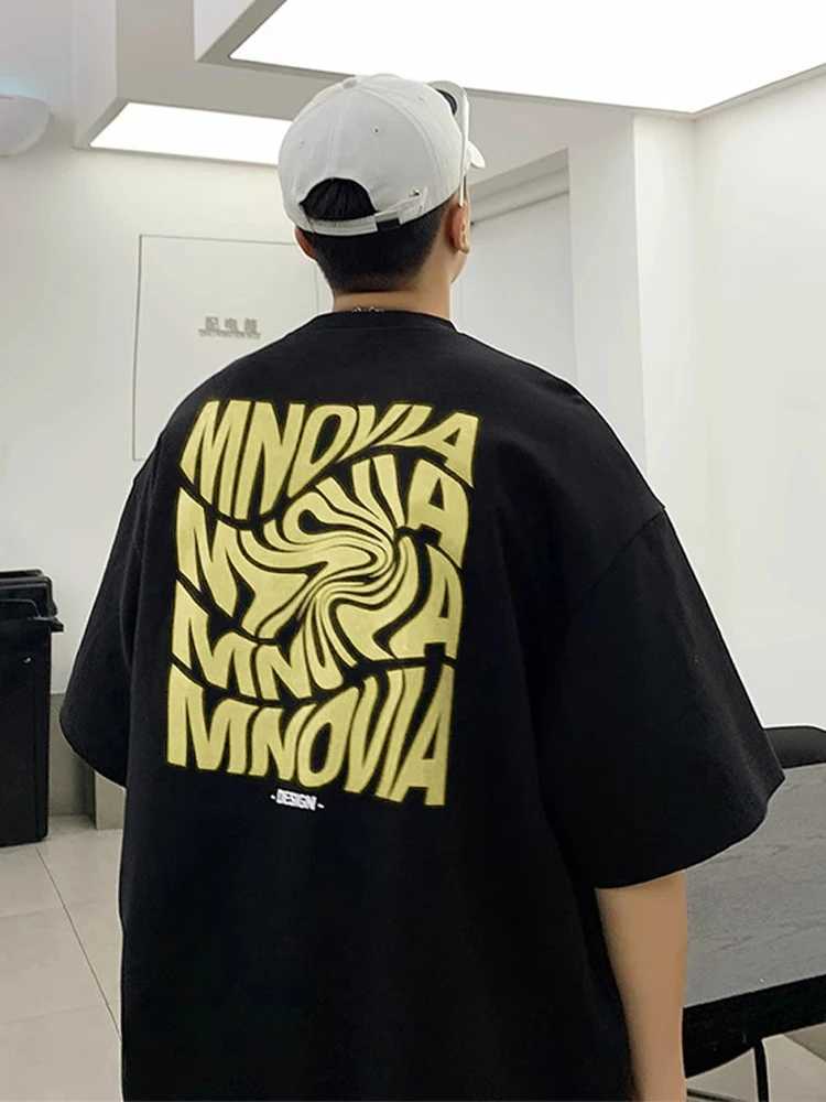 Letter Graphic Mens T-shirt High quality cotton clothing Fashion hip-hop street clothing Summer new mens short sleeved T-shirt Harajuku topT250319