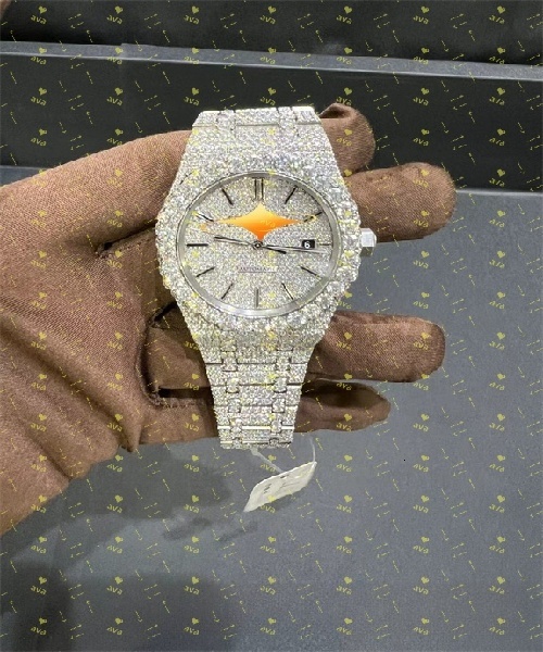 High-precision tactical mechanical watch hot selling Mossany designer super clone watch VVS for men's exclusive custom automatic mechanical watchMoissanite dial