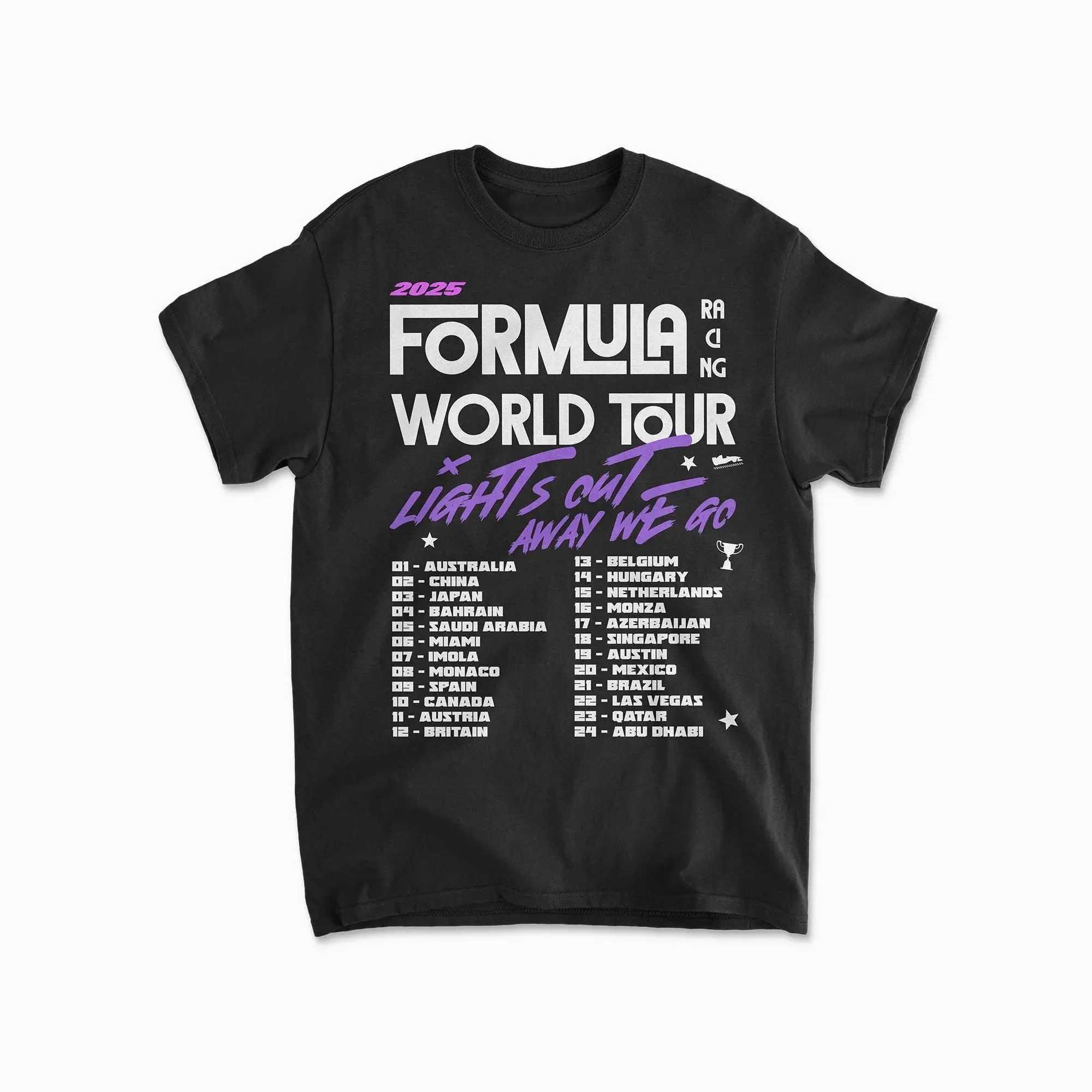 F1 mens T-shirt new top and retro T-shirt womens clothing oversized T-shirt mens cotton T-shirt Y2k funT250319